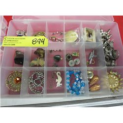 Assortment of Costume jewelry and knick knacks