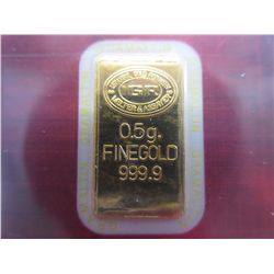 Istanbul mint .999 solid gold Investors bar