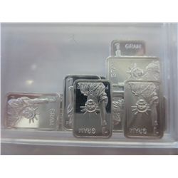 10 x US .999 silver Liberty bars
