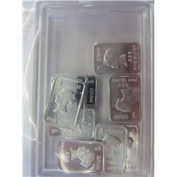 10 x .999 solid silver Queen Elizabeth bars.