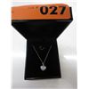 Image 2 : 14KT solid gold pendant set with 26 diamonds