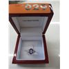 Image 2 : Amethyst cocktail ring set with 6 diamonds