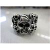 Image 1 : Mans biker skull heads ring