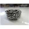 Image 1 : Large dragon ring set with crystal eyes & fire