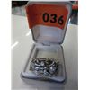 Image 2 : Large dragon ring set with crystal eyes & fire