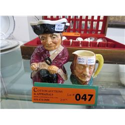 2 English Toby jugs