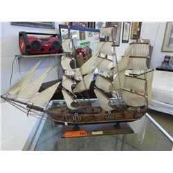 Wooden model ship "Fragata Siglo XVIII"
