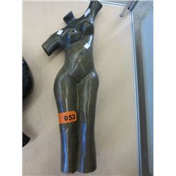 Starved soapstone statue 20" long