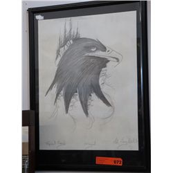 Original pencil drawing "Spirit Eagle"