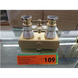 Sterling & mother of pearl opera glasses