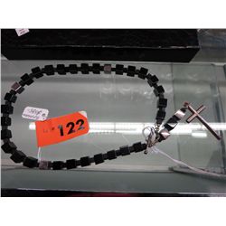 Onyx & sterling rosary