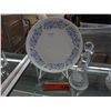 Image 1 : Edwardian decanter & Wedgewood plate