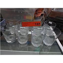 Vintage glassware, 8 pieces