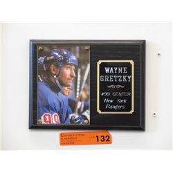 Wayne Gretzky framed carved