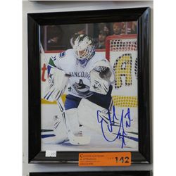 Signed hockey photo "Eddie Lack"