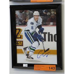 Signed hockey photo "Chris Tanev"