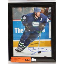 Signed hockey photo "Trevor Linden"