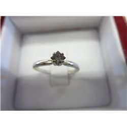 Princess cut Diamond solitaire ring