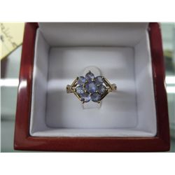 Tanzanite ring, 10KT yellow gold