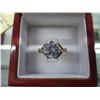 Image 1 : Tanzanite ring, 10KT yellow gold