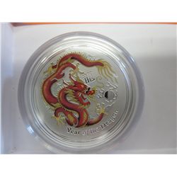 RARE 2012 Year of the Dragon Australian $0.50 coin