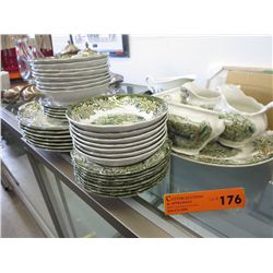 40 pieces of Ridgeway dinnerware