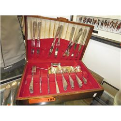 Approx. 48 piece silver plate flatware