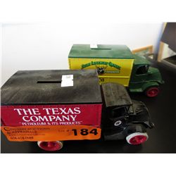 2 Ertl die cast truck banks, 1925 Bulldog