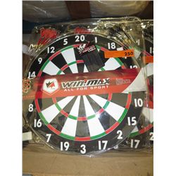Win-Max dart board and darts