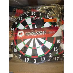 Win-Max dart board and darts