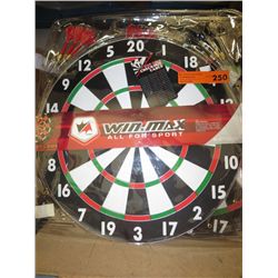 Win-Max dart board and darts