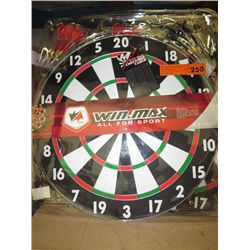 Win-Max dart board and darts