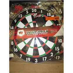 Win-Max dart board and darts