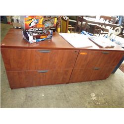 4 drawer wooden lateral filing cabinet