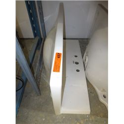 Sink top for vanity 36" long