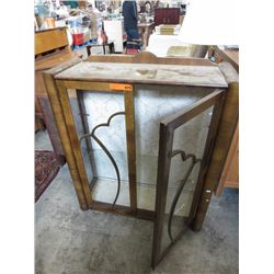 Vintage veneer hutch top, as is.