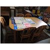 Image 1 : 8 piece oak dining set