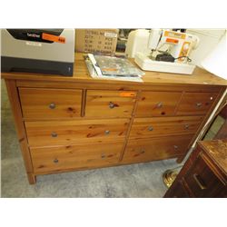 Solid 8 drawer dresser