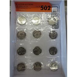 Royal Canadian mint Arctic Expedition 12 coin set