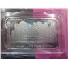 Image 1 : .999 solid silver "Wall Street" art bar