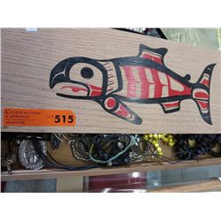 Native cedar box  filled with jewelry