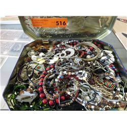 Box of misc. estate jewelry