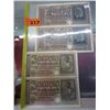 Image 1 : 4x WW2 Nazi German swastika bills