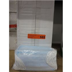 Case of disposable 3ply face masks