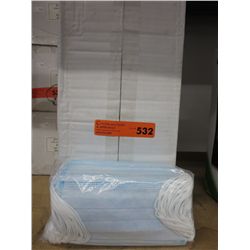 Case of disposable 3ply face masks