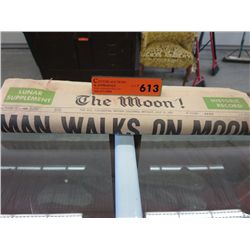 Lunar landing newspaper July 21, 1969