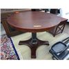 Image 1 : Round pedestal table 42" dia.