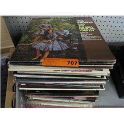 Stack of record albums
