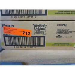 Case of Werther's original candies