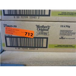 Case of Werther's original candies